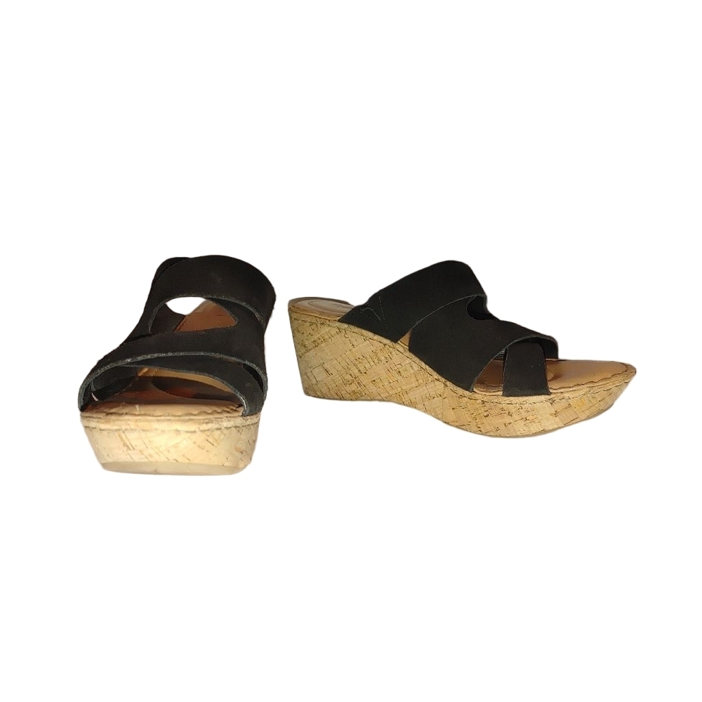 Born Rosa Wedge Slides Size 8M - Picture 6 of 8